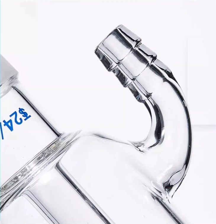 Laboratory Chemistry West Liebig Glass Condenser Pipe With Straight Direct Inner Tube Standard Ground Joint