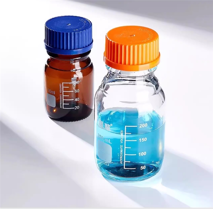 Wholesale 100ml 250ml 500ml 1000ml Pharmaceutical Medical Media High Borosilicate Glass Reagent Bottle
